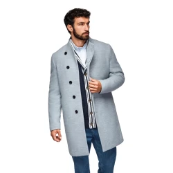 Vyriškas pilkas paltas Adre