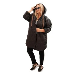 Moteriška juodos spalvos striukė Hope