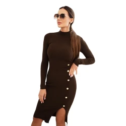 Moteriška rudos spalvos suknelė Berna