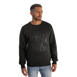 Vyriškas juodas džemperis Andros