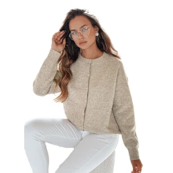 Moteriškas tamsiai rusvos spalvos megztinis Selin