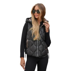 Moteriška juoda/ruda  liemenė Lyra