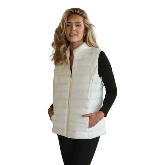 Moteriška balta liemenė Tory Moteriškos liemenės