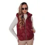 Женский бордовый жилет Jener