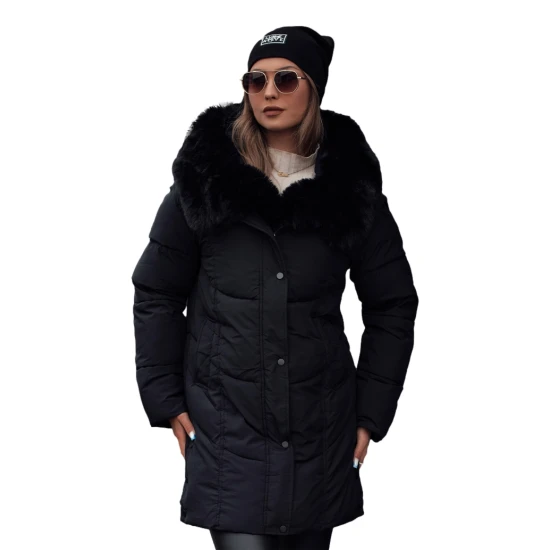 Moteriška žieminė juoda striukė Niki Moteriškos striukės