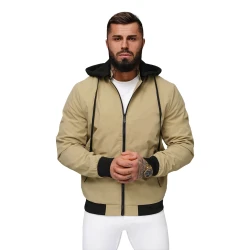 Vyriška rusvos spalvos striukė Sense