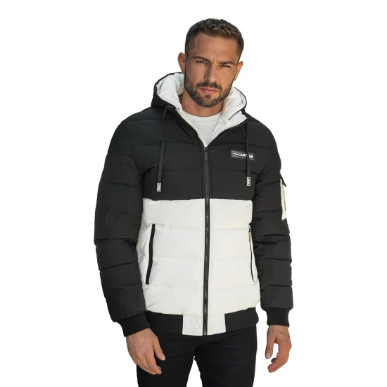 Vyriška juoda/balta žieminė striukė Molix Žieminės striukės