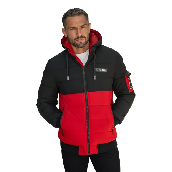 Vyriška juoda/raudona žieminė striukė Molix Žieminės striukės