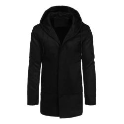 Vyriškas juodas žieminis paltas Coast