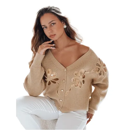 Women's light brown sweater Kerinda Women's sweaters