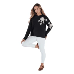 Moteriškas juodas megztinis Daga