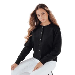 Moteriškas juodos spalvos megztinis Selin