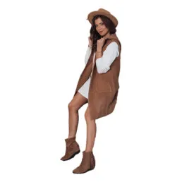 Women's brown waistcoat Artemi Women's waistcoats