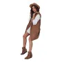 Women's brown waistcoat Artemi