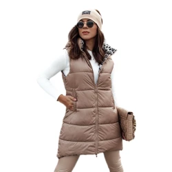 Moteriška ruda dvipusė liemenė Elegancio