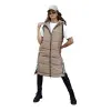 Women's brown long waistcoat Skyler Women's waistcoats