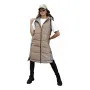 Women's brown long waistcoat Skyler