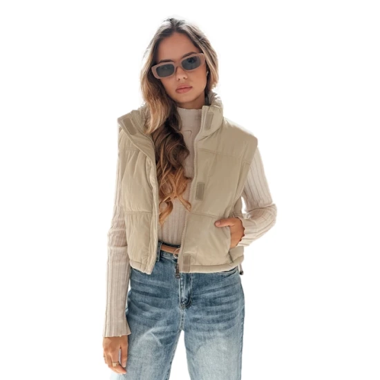 Moteriška rusvos spalvos liemenė Veta Moteriškos liemenės