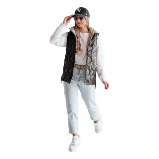 Women's black vest Vesolita Women's waistcoats