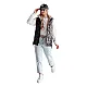 Women's black vest Vesolita Women's waistcoats