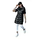 Women's black hooded vest Dona Women's waistcoats