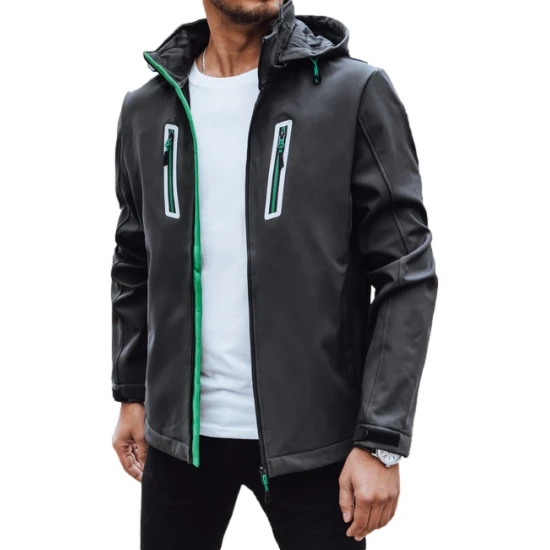 Vyriška tamsiai pilka striukė Marco Rudeninės / Pavasarinės