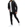 Men's black hooded jacket Retro