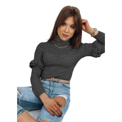 Moteriškas tamsiai pilkas megztinis Bufal