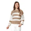 Women's light brown/white jumper Tango Women's sweaters