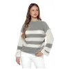 Women's grey/white jumper Tango Women's sweaters