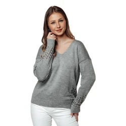 Moteriškas pilkas megztinis Armin