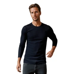 Vyriškas tamsiai mėlynas megztins Areta