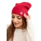 Moteriška raudonos spalvos kepurė Ronda