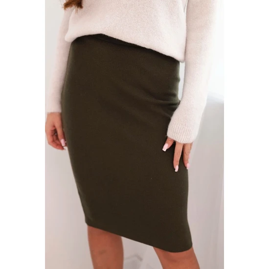 Moteriškas chaki sijonas Lino Sijonai