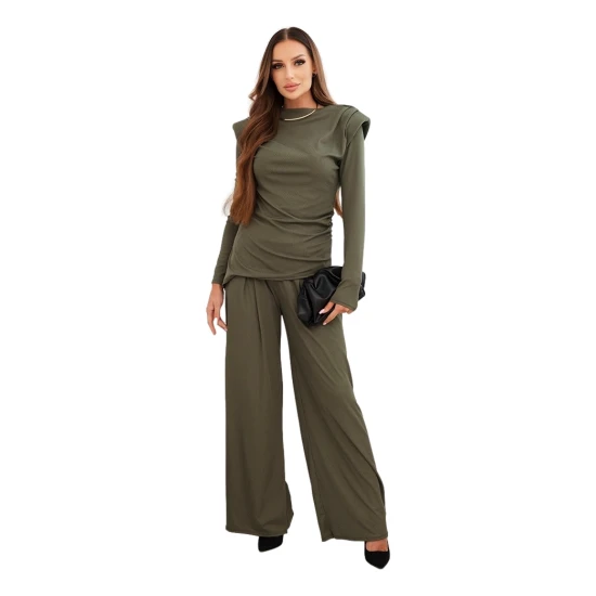 Moteriškas chaki spalvos komplektas Emit Moteriški komplektai