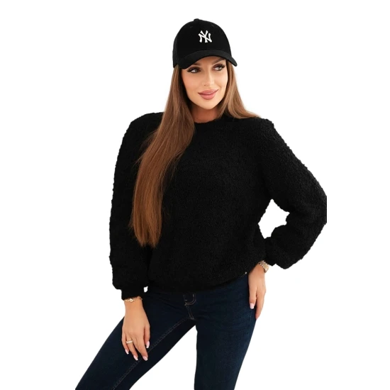 Moteriškas juodos spalvos megztinis Kaja Moteriški megztiniai