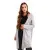 A women's light grey cardigan with a pattern, Alison