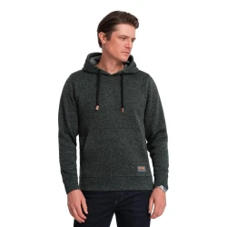 Vyriškas chaki spalvos džemperis su gobtuvu One