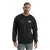 Men's black hooded sweatshirt Crew
