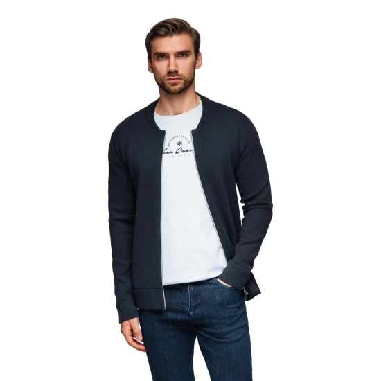 Vyriškas tamsiai mėlynas megztinis Airin Megztiniai