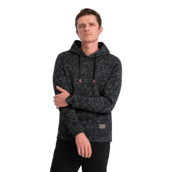 Vyriškas tamsiai pilkos spalvos džemperis su gobtuvu One Džemperiai su gobtuvu