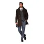 Men's dark brown coat Elegant