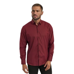 Vyriški bordo spalvos marškiniai Royal
