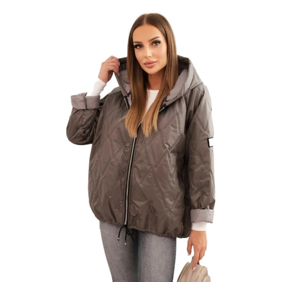 Moteriška šviesiai rudos spalvos strtiukė Evelin Moteriškos striukės