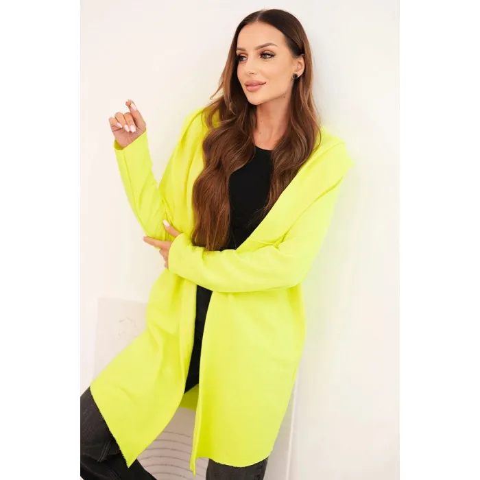 Women's yellow cardigan with buttons Alison Women's sweaters