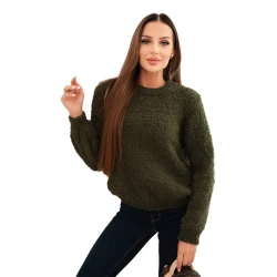 Moteriškas chaki spalvos megztinis Kaja