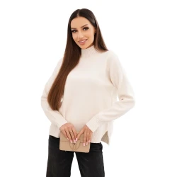 Moteriškas rusvos spalvos megztinis Soni