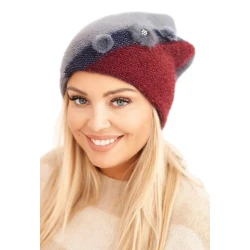 Moteriška pilkos spalvos kepurė Rose