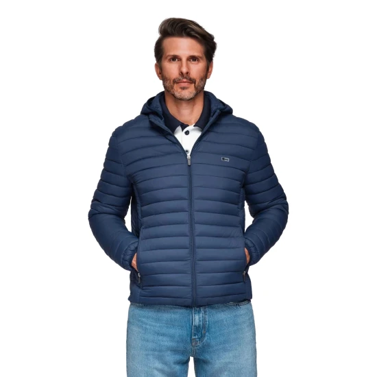 Vyriška tamsiai mėlyna striukė Bond Vyriškos Striukės ir Paltai