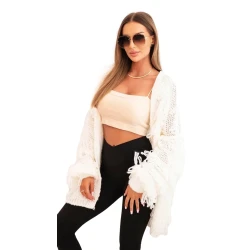 Moteriškas baltas kardiganas Uma